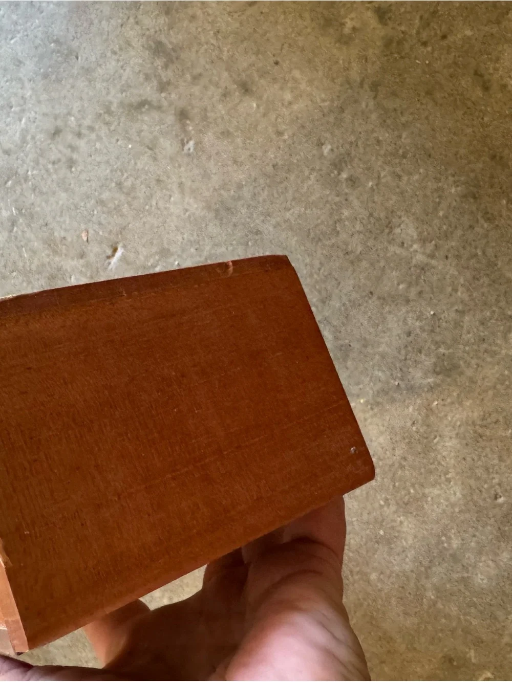 Hand Crafted Multi-Tone Wooden Decorative Box with Star Inlay
